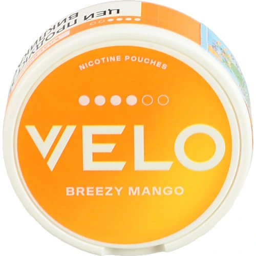 Подушечки нікотиновмісні безтютюнові Breezy mango Класичний Velo 20х0.7г