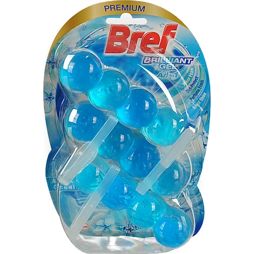 Засіб для чищення унітазу Bref Arctic Ocean Brilliant Gel 3х42г