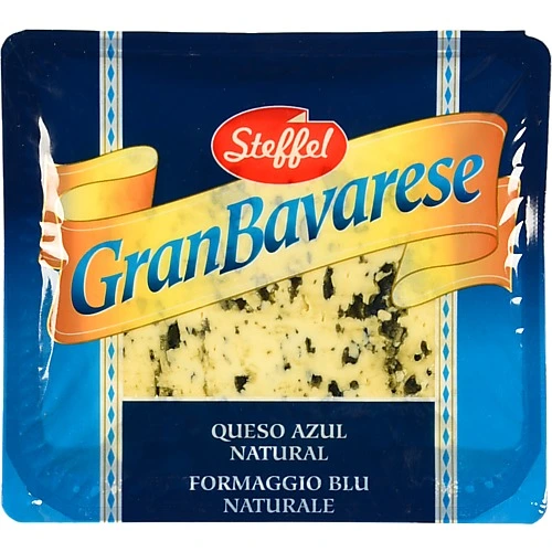 Сир Стеффел Гран Баварезе 100г м'який з блакитною пліснявою