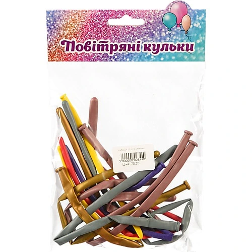 Повiтрянi кульки Надувайка 10шт конструктор D4