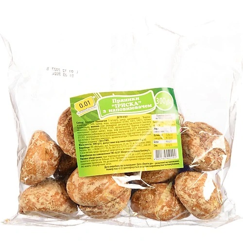 Пряник 0.01 300г iріска наповнювач