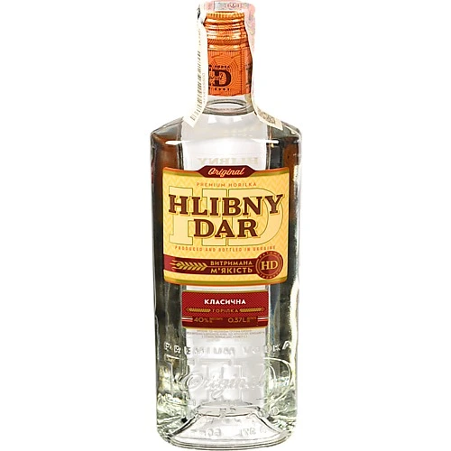 Горілка Хлібний Дар 0.37л Класична