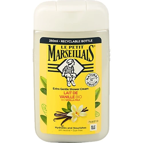 Гель для душу Ваніль Le Petit Marseillais 250мл