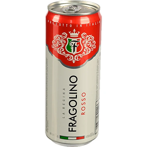 Напій винний напівігристий La Regina Fragolina Rosso 7% з/б 0.33 л