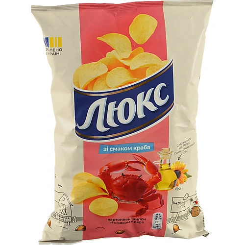 Чіпси Люкс 125г Краб
