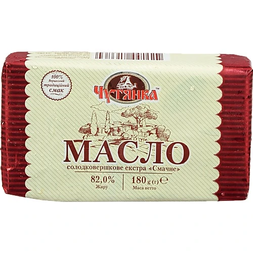 Масло Чутянка 180г 82% екстра