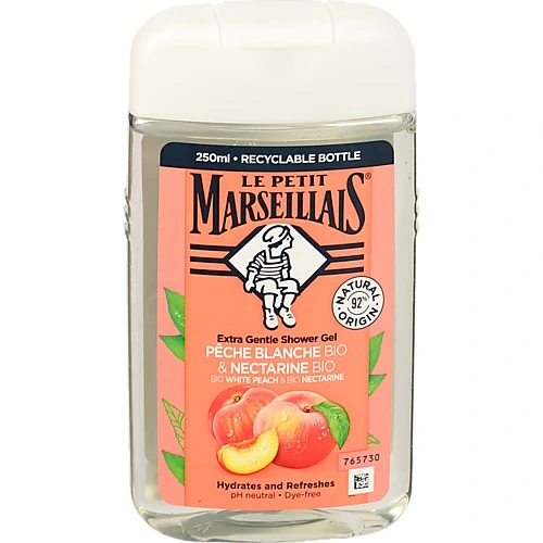 Гель д.душу Le Petit Marseillais 250мл білий перси