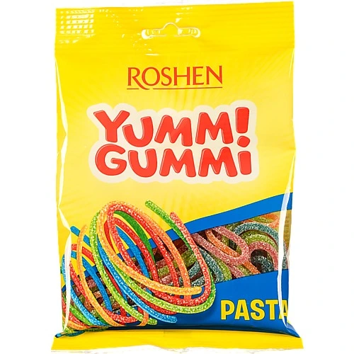 Цукерки Roshen 70г желейні yummi gummi pasta