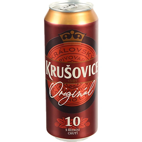 Пиво Krusovice 0.5л 4.2% світле пастеризоване з.б