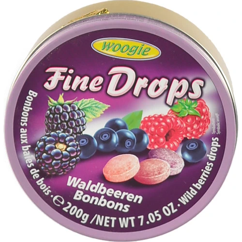 Цукерки Woogie Fine Drops Дикі Ягоди - 200г