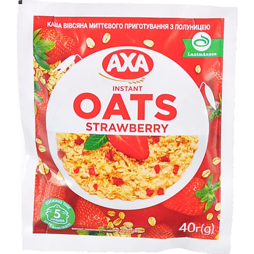 Каша вівсяна миттєвого приготування Strawberry Аха м/у 40г