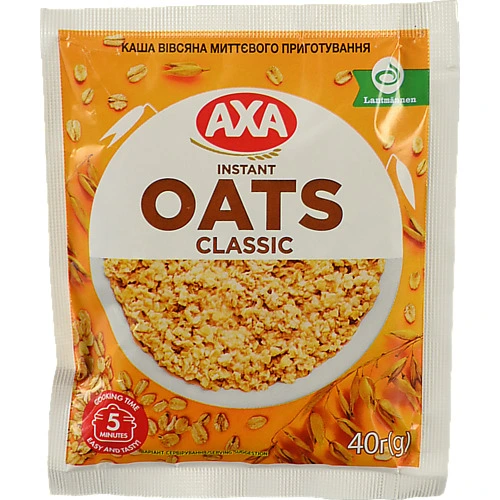 Каша вівсяна миттєвого приготування Аха м/у 40г