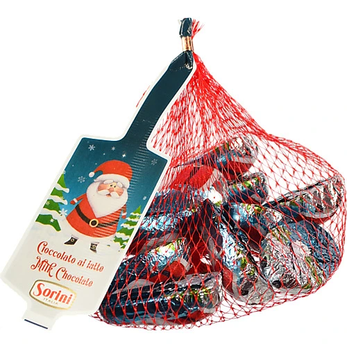 Шоколадні фігурки  Sorini 100г дід мороз