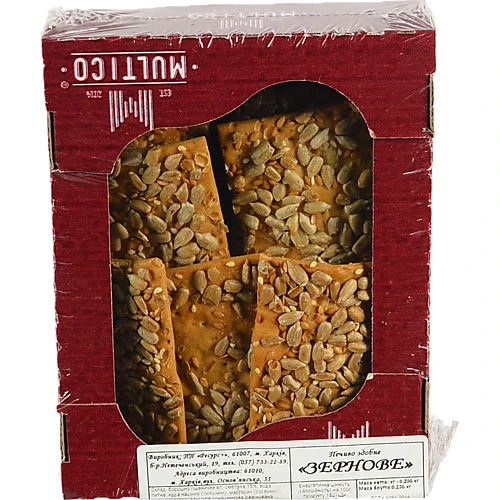 Печиво Multico 200г зернове