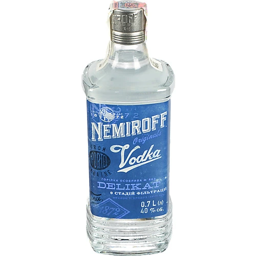 Горілка 0.7л 40% особлива м'яка Delikat Nemiroff пл