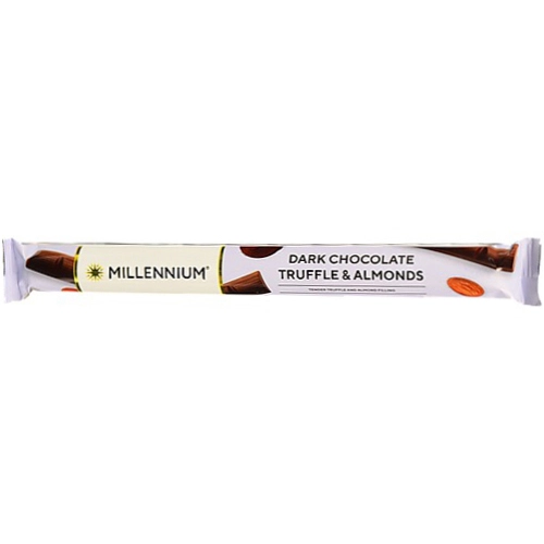 Шоколадний батончик Millennium Truffle&Almonds чорний з трюфелем та мигдалем, 38 г