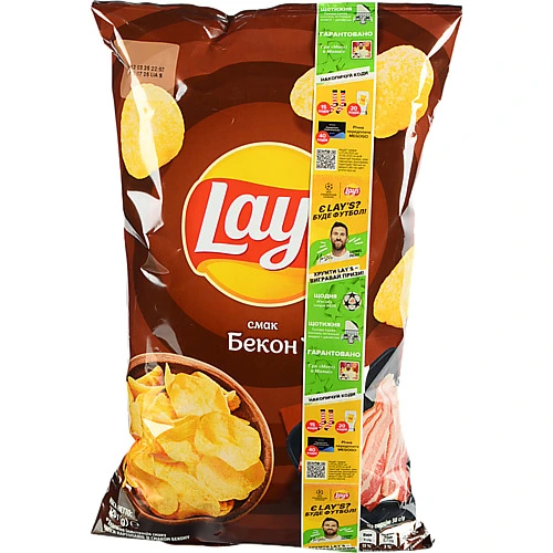 Чипси картопляні Lay's Бекон 120г