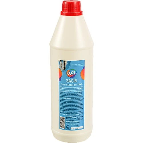 Рідкий засіб для чищення труб та сифонів 0.01 1л