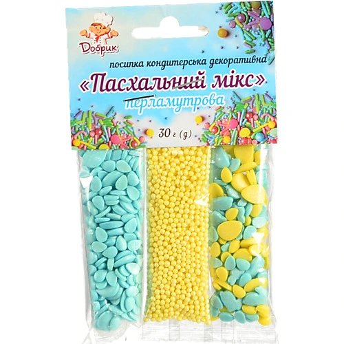 Посипка Добрик 30г пасхальний мікс