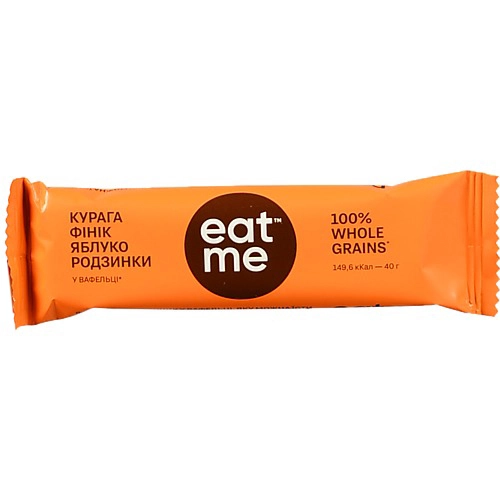 Батончик EatMe курагафінікяблукородзинкизлаки, 40 г
