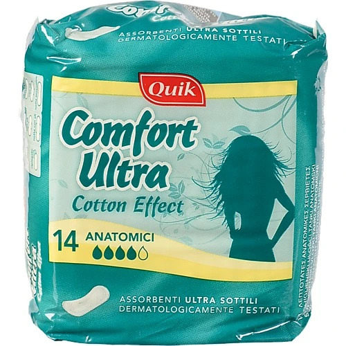 Прокладки Quik 14шт денні comfort ultra ультратонкі анатомічні
