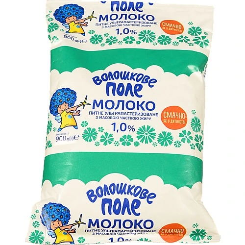 Молоко Волошкове поле 900мл 1% жирності