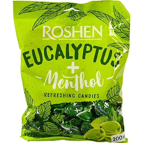 Льодяники Рошен евкаліпт-ментол 200г