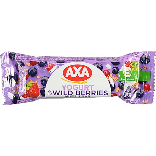 Зерновий батончик АХА зі смаком йогурту та лісовими ягодами, 25 г
