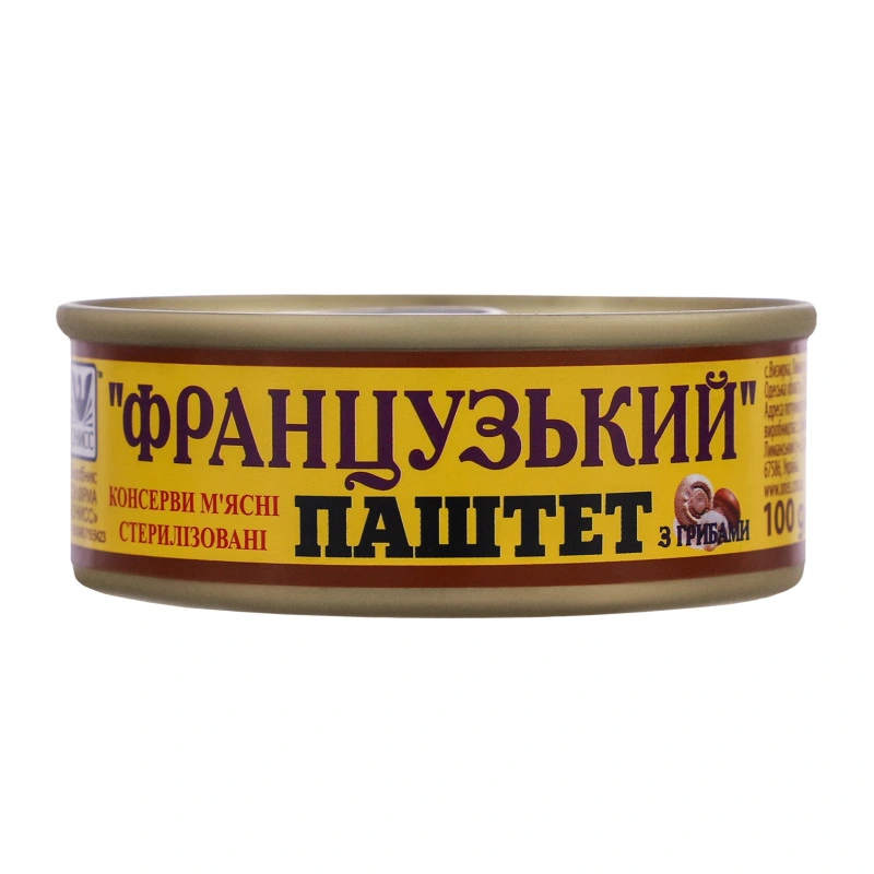 Паштет з грибами Французький Онисс 100г