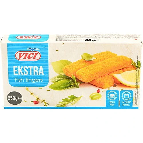 Рибні палички Вічі 250г рубане філе