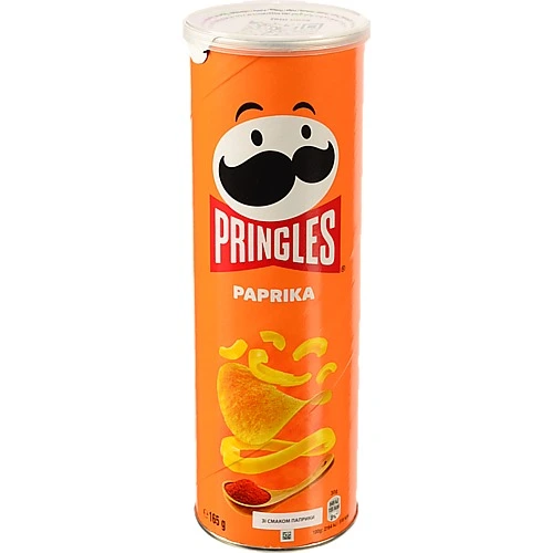 Чіпси картопляні зі смаком паприки Pringles к/у 165г