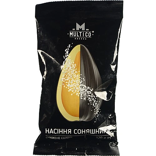 Насіння Multico 120г солоні смажені