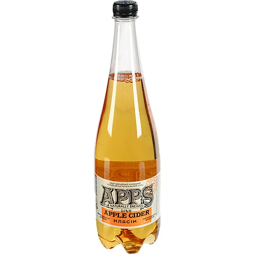 Сидр Apps Класік солодкий газований пастеризований 5.5% 1л