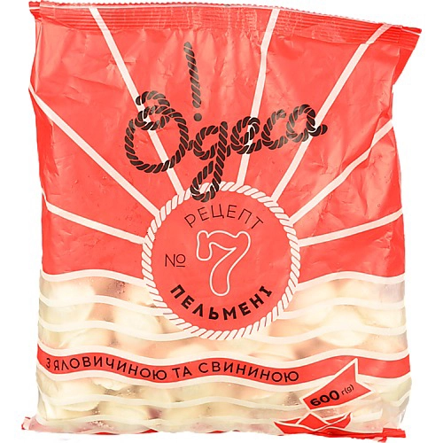 Пельмені з яловичиною та свининою Рецепт 7 О!деса м/у 1кг