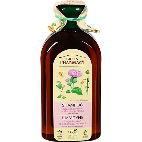 Шампунь Зелена аптека 350мл лопух