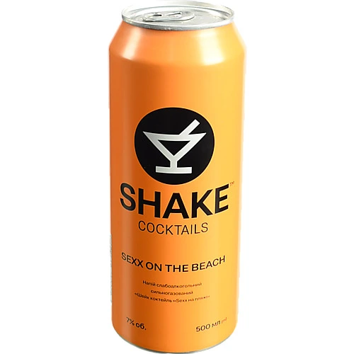 Напій слабоалкогольний 0.5л 7% Shake Sexx On The Beach б/у