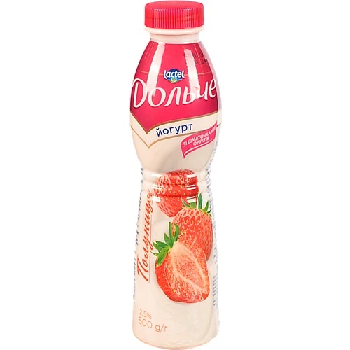 Йогурт 2.5% Полуниця Дольче п/пл 500г