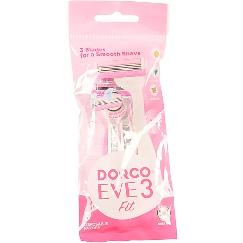 Бритва Dоrco 3шт одноразова д.жінок 3 леза eve