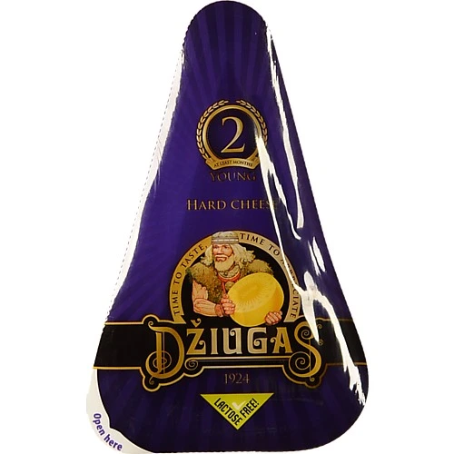 Сир 40% твердий 2міс Dziugas в/у 180г