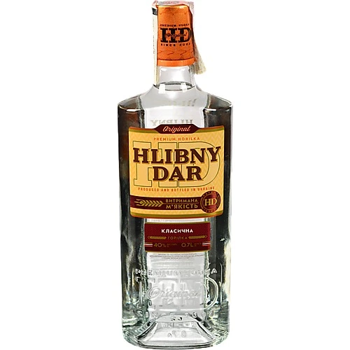 Горілка Хлібний Дар 0.7л Класична