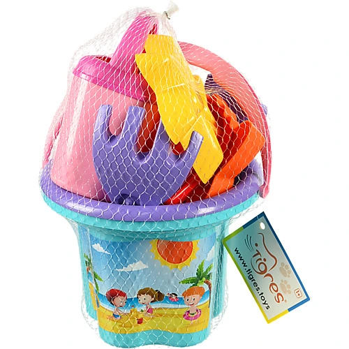 Набір д.піску Tigres 8ел квіточка з лійкою 39810