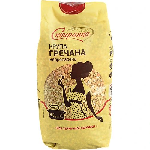 Крупа гречана непропарена Сквирянка м/у 800г