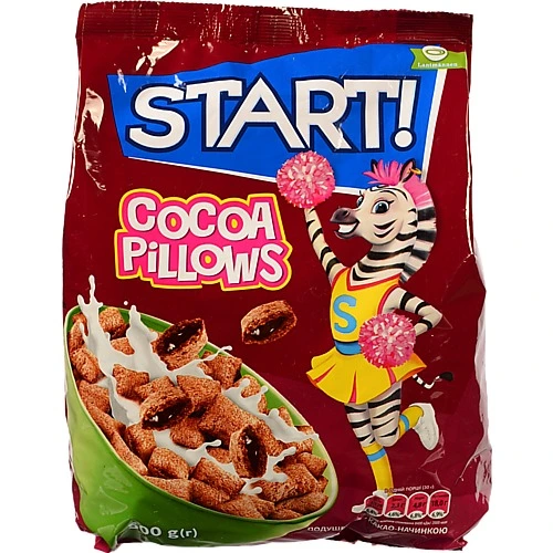 Сніданки сухі Start! Cocoa Pillows 500г