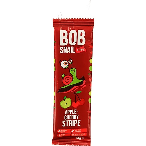 Страйпси натуральні Равлик Боб (Bob Snail) Яблуковишня, 14 г
