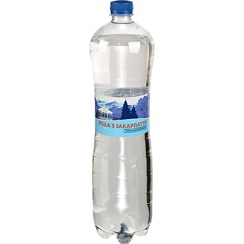 Вода Fine Waters 1.5л Закарпаття сильногазована мінеральна