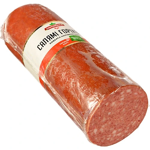 Ковбаса [Самобранкаk [Салямі Горіховаk напівкопчена, перший ґатунок