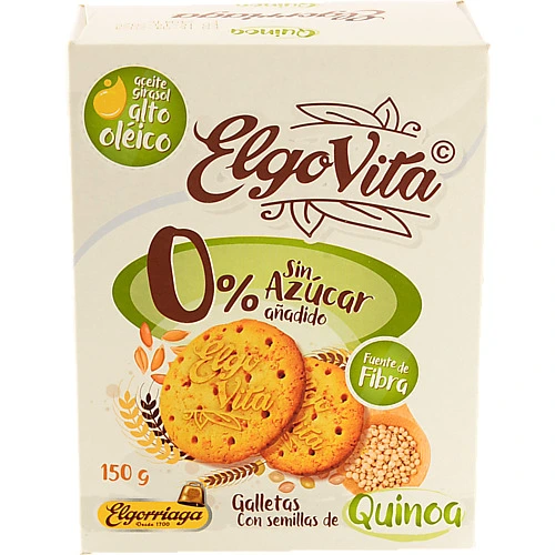 Печиво Elgovita 150г насіння кіноа без цукру