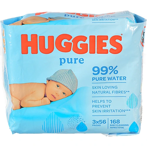 Серветки вологі для дітей Pure Huggies 168шт