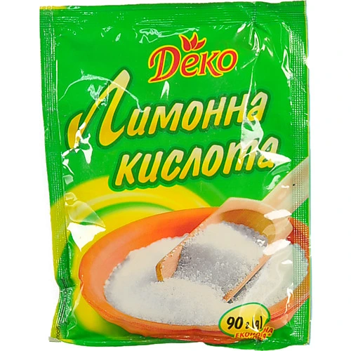 Лимонна кислота Деко 90г