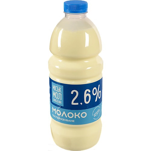 Молоко ГМЗ 1.5л 2.6% пляшка